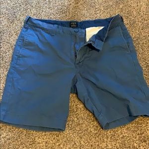 J crew gramercy blue shorts